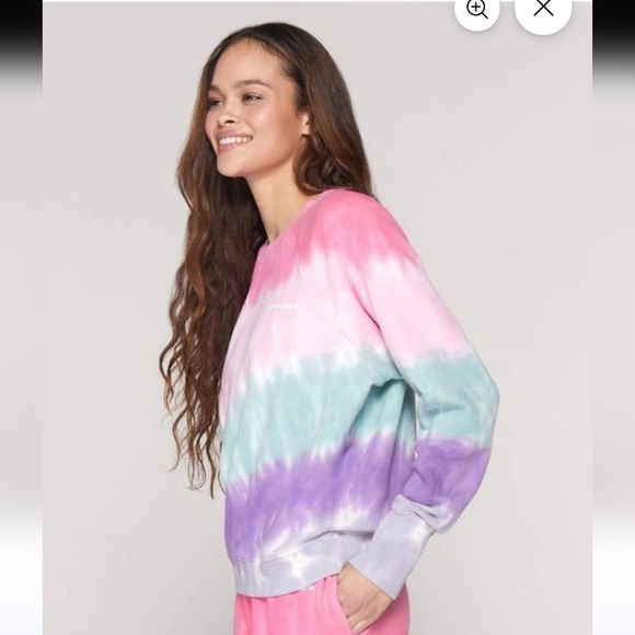 Spiritual Gangster Tie Dye Bridget Raglan Sweatshirt - Picture 2 of 7